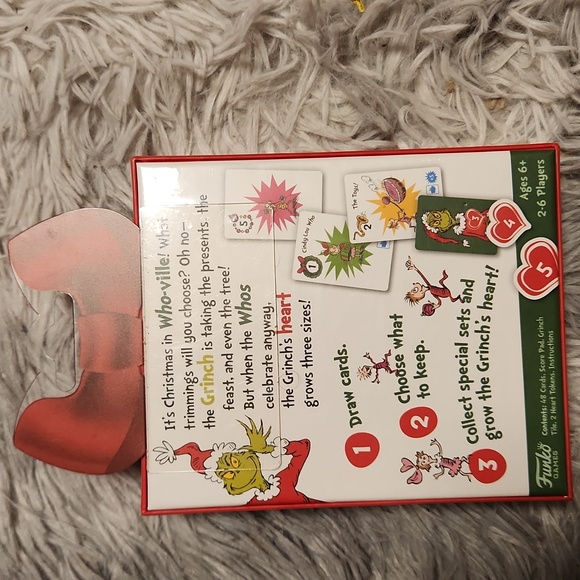 BNIB DR SEUSS GRINCH GROW YOUR HEART CARD GAME - Picture 5 of 6
